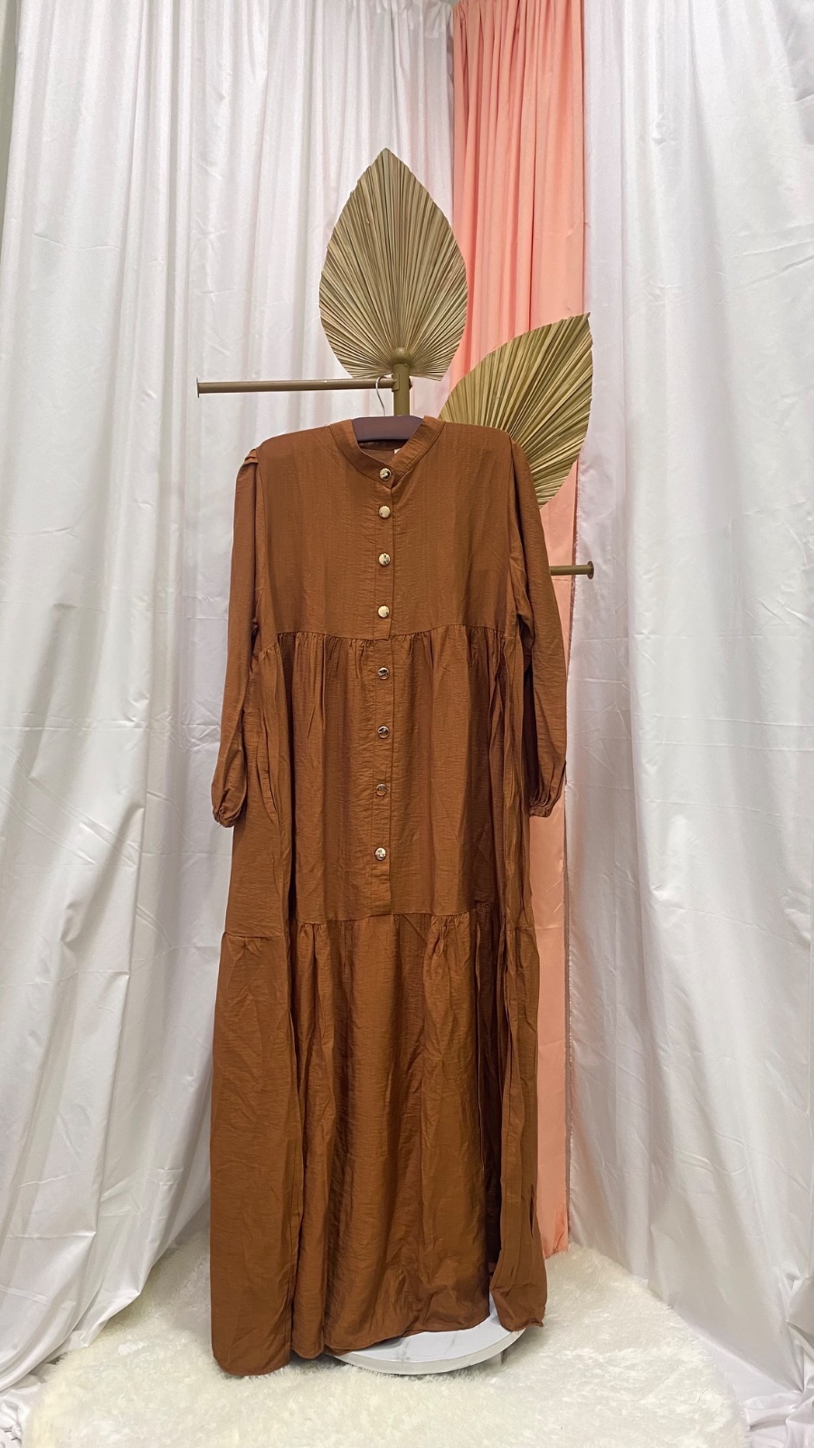 Gamis Aisha Button
