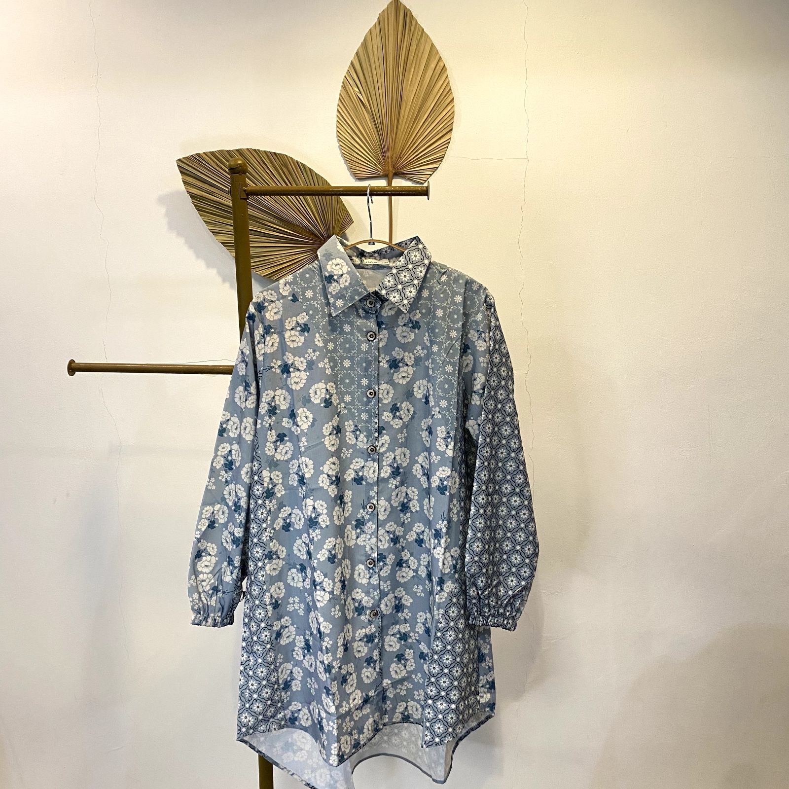 Tunik Flower Blue
